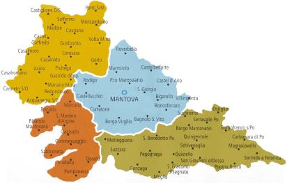 Piantina Provincia di Mantova